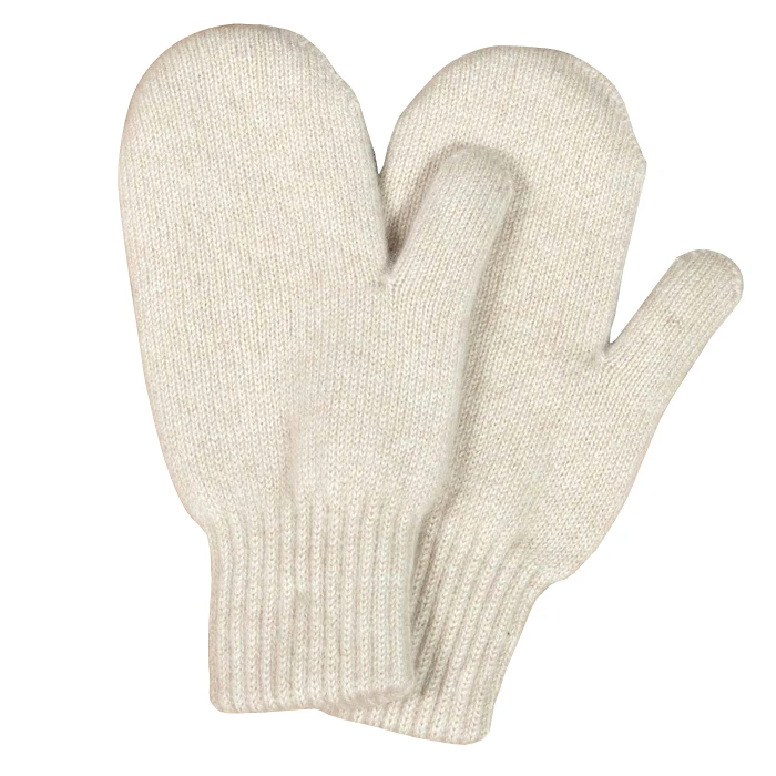 New style classic fashion mongolian winter warm women plain wool pure cashmere yarn knitted gloves & mittens