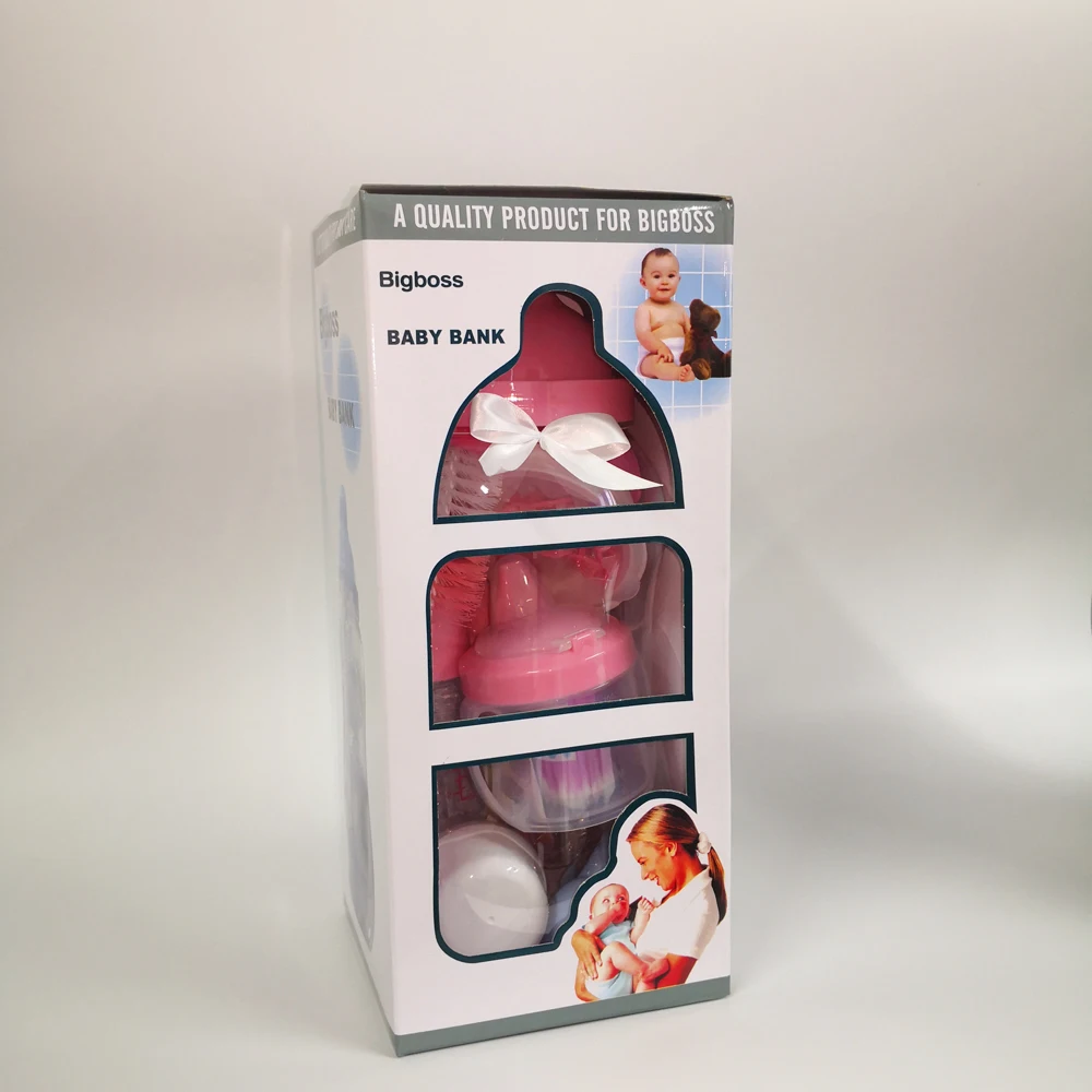 Hot Sale Africa Market PC Material Bottle High Quality Feeding Bottles Gift Set Big Baby Bank For Africa Market