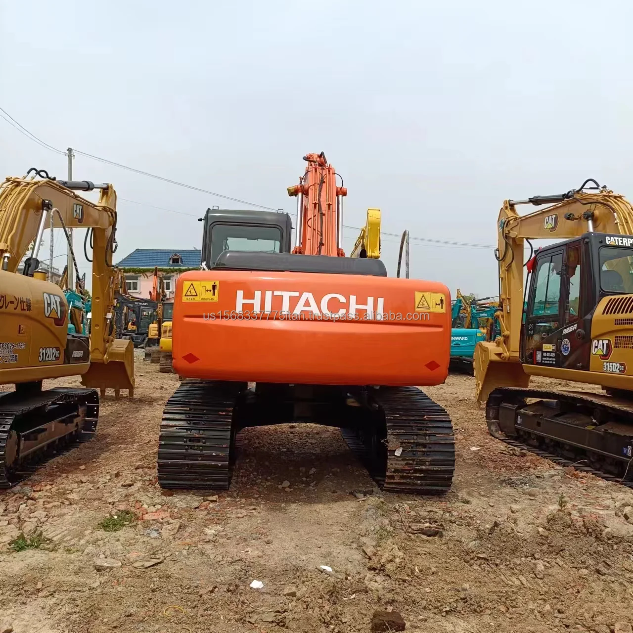 Высококачественный экскаватор Hitachi ZX200 20 тонн большой с гиперкинезом сделано в Японии