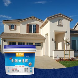 Good Quality White Coating Exterior Wall Paint With Manufacturer Price
