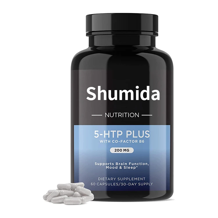 5-Hydroxytryptophan 5HTP capsules Vitamin B6 Supplements for Relaxed Mood