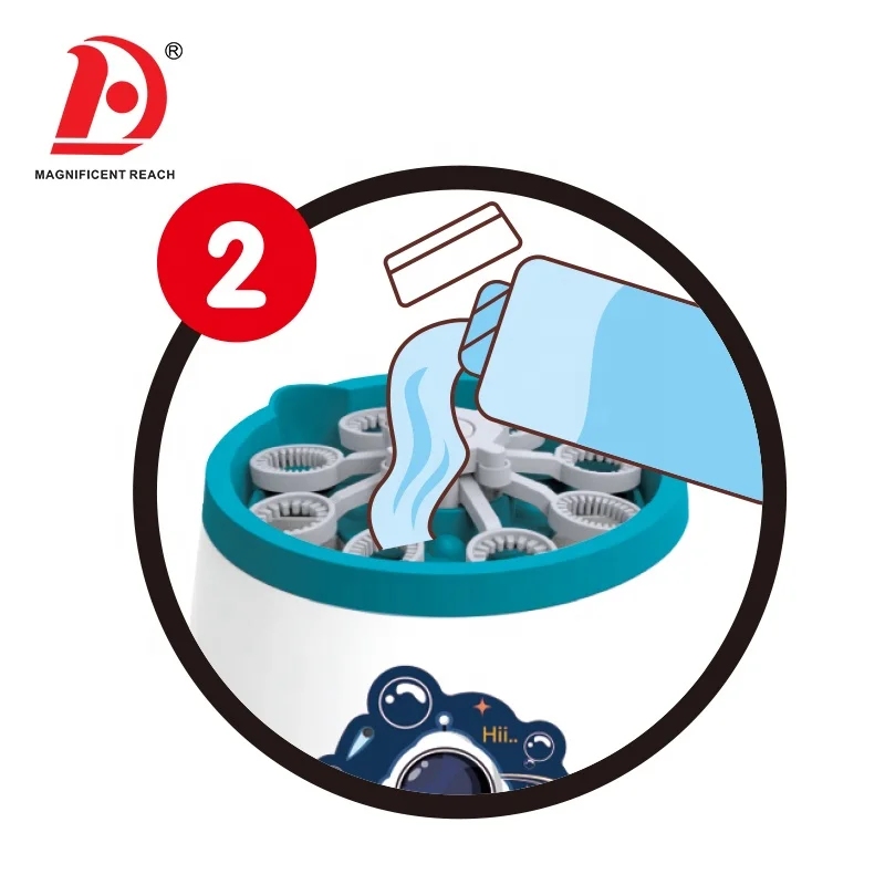 HUADA 2023 Kids Magic Automatic Bubble Blower Maker Toys Portable Electric Bubbles Machine