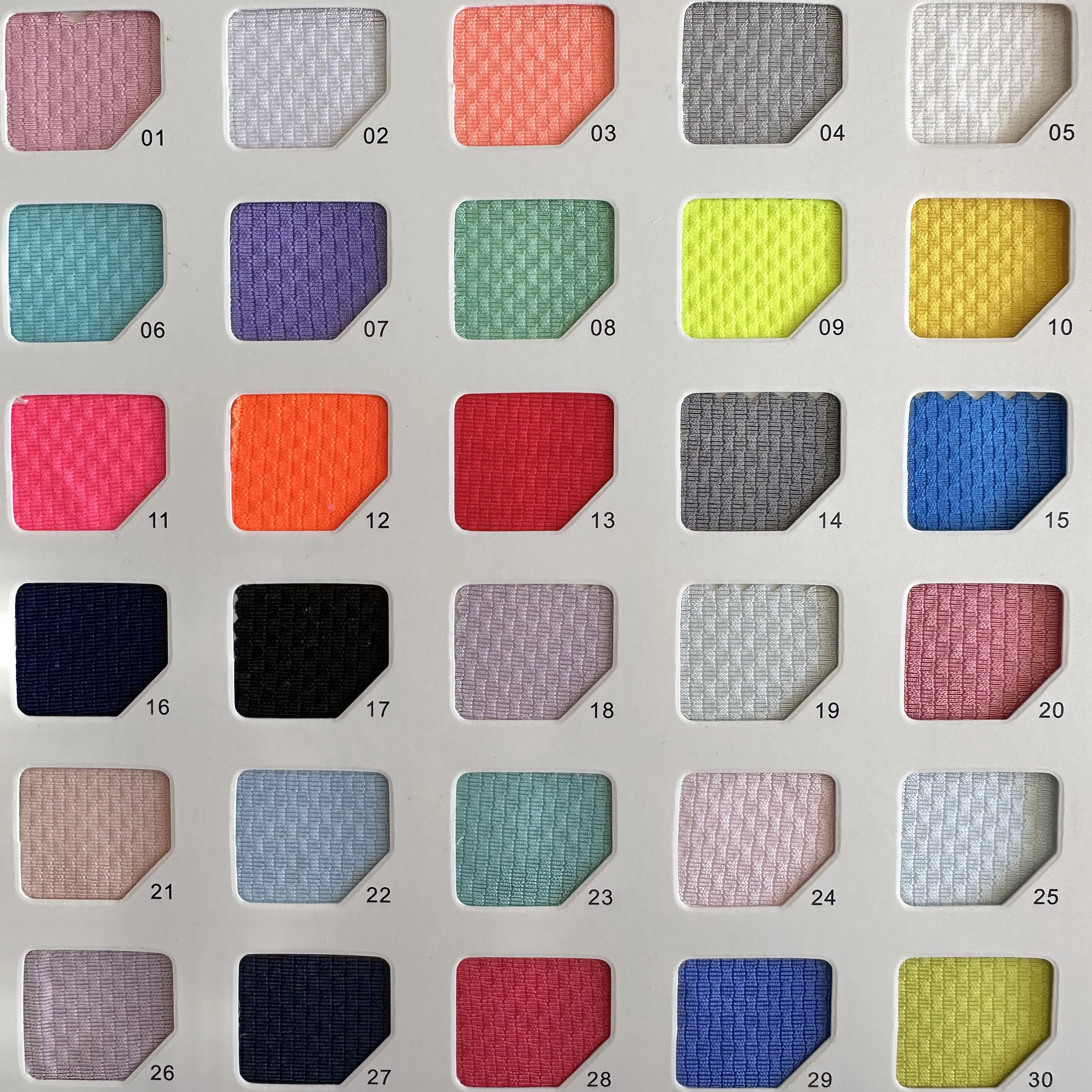 Stock dri fit fabric manufacturers pink polyester spandex dobby texture 4 way stretch jersey fabric for yoga pants
