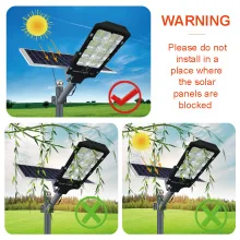 BOYI New set Product  Outdoor Road Ip67 Waterproof Motion Sensor 300w 400w 500w 600w Solar Led Street Light