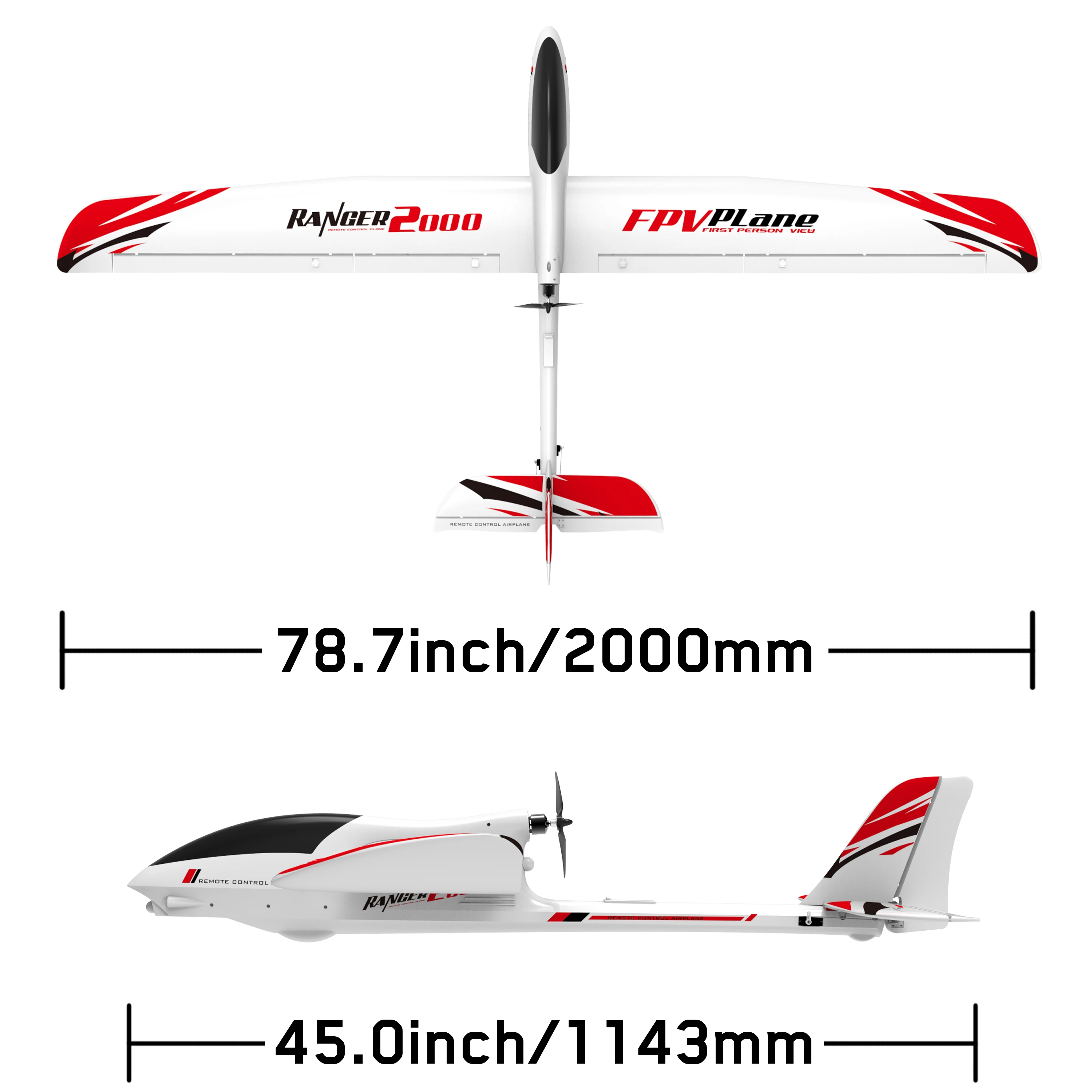 Volantex R 2000 Brushless PNP Hot selling unique design wingspan 2m hobby grade remote control