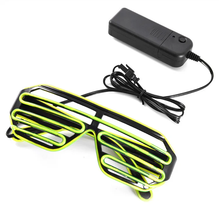 
Glow In The Dark Glasses Light Up Glasses Led Shutter Glasses Event Party Supplies 