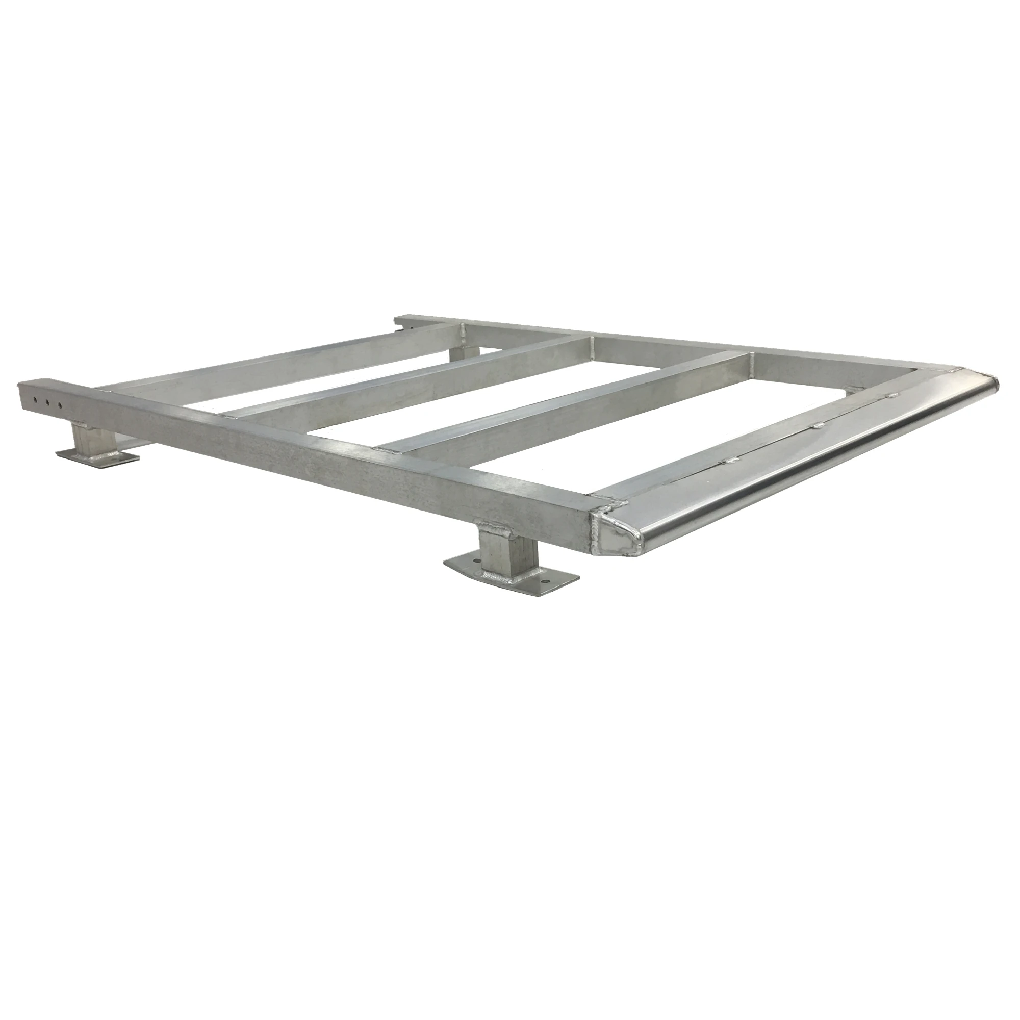 Wholesale Custom Dual Cab Ute Tray Aluminum Canopy With Heavy Duty Roof Rack