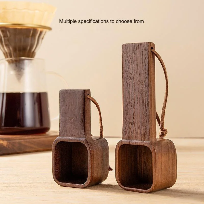 24 New Arrival Home Use Tableware Tea Coffee Measuring Spoon Walnut Coffee Spoon 1 Scoop Equals about 10 Grams
