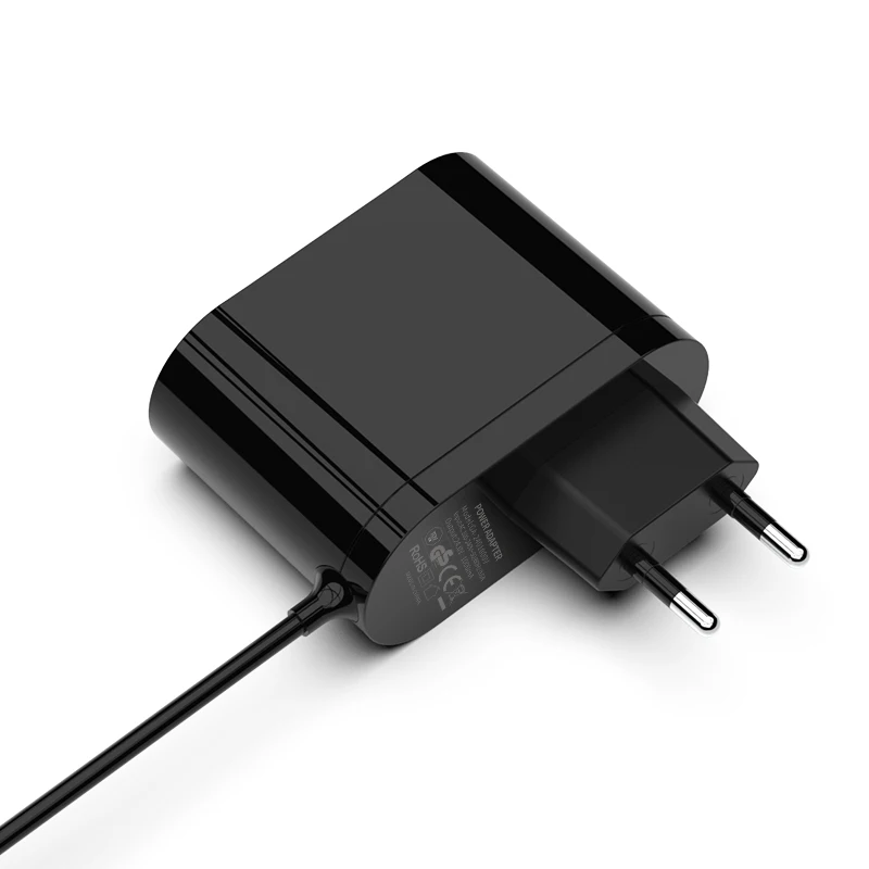 
European standard CE RoHS power adapter 24V 1A high-end adapter 24W DC head power plug with cable classic simple design 