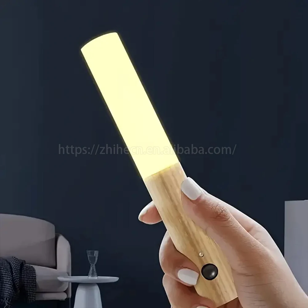 Portable Wireless Magnetic USB Rechargeable  Smart Indoor  Sensor Control Wall Induction Lamps for Living Bed Room