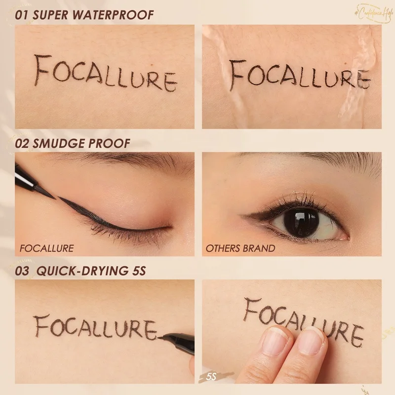 Wholesale FA200 Ultra-fine Liquid Eyeliner Easy to Draw Long-lasting Waterproof and Sweat Resistant Eyeliner