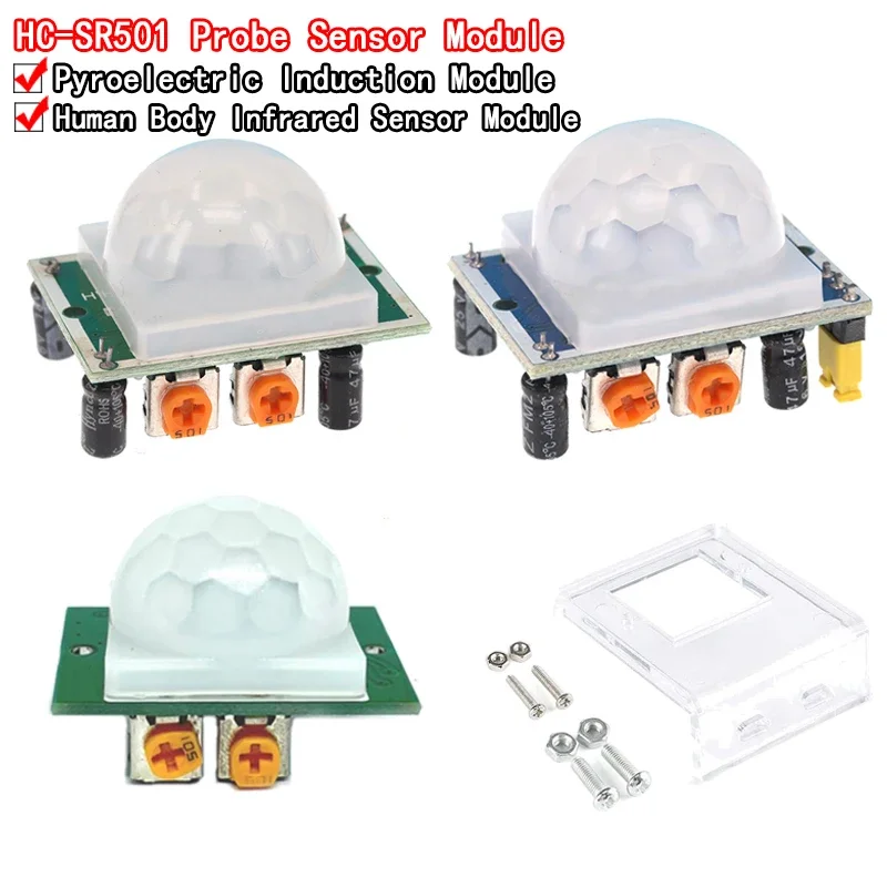 HC-SR501 Adjust IR Pyroelectric Infrared PIR Motion Sensor Detector Module for raspberry pi kits Case
