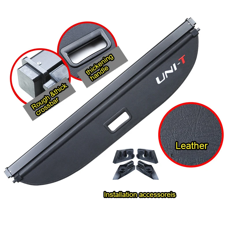 Wholesale Custom Fit Rear Trunk Security Car Sun Shade Trunk Shutter Retractable Cargo Cover for Changan UNI-K UNI-T