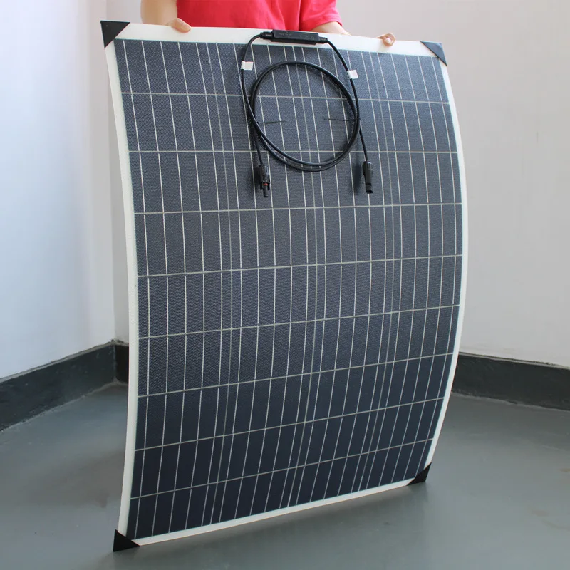 Гибкая солнечная панель 100 Вт 12 В монокристаллическая