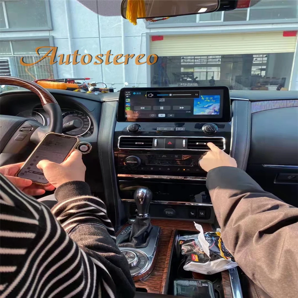 1080 HD 12 3 для NISSAN патруль Y62 2010-2020 Android 10 6 ГБ 128 Автомобильный GPS-навигатор автомобильное радио головное устройство мультимедийный плеер