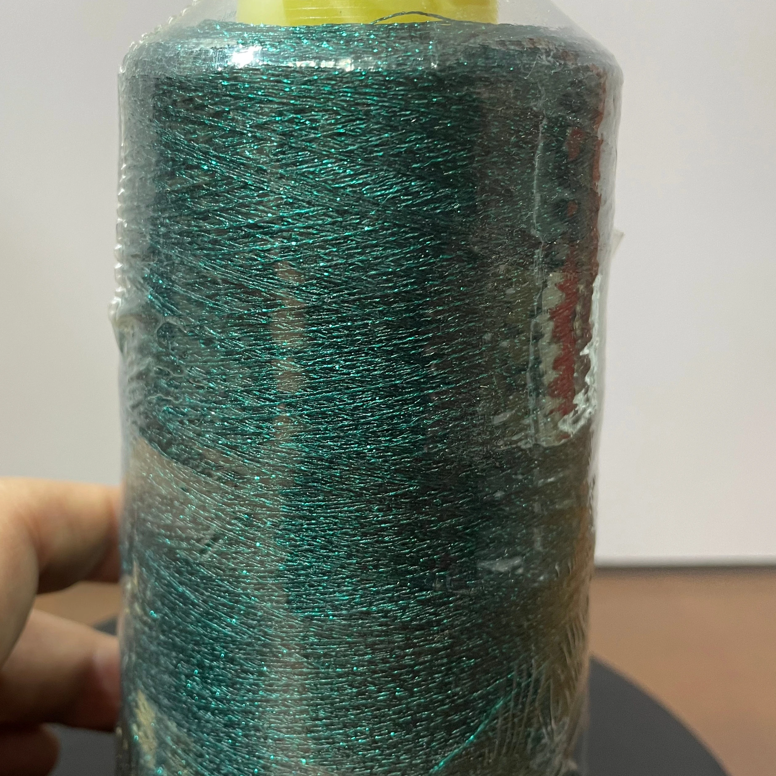 3 strands polypropylene yarn sequins yarn linen yarn is popular in summer for hooking hats