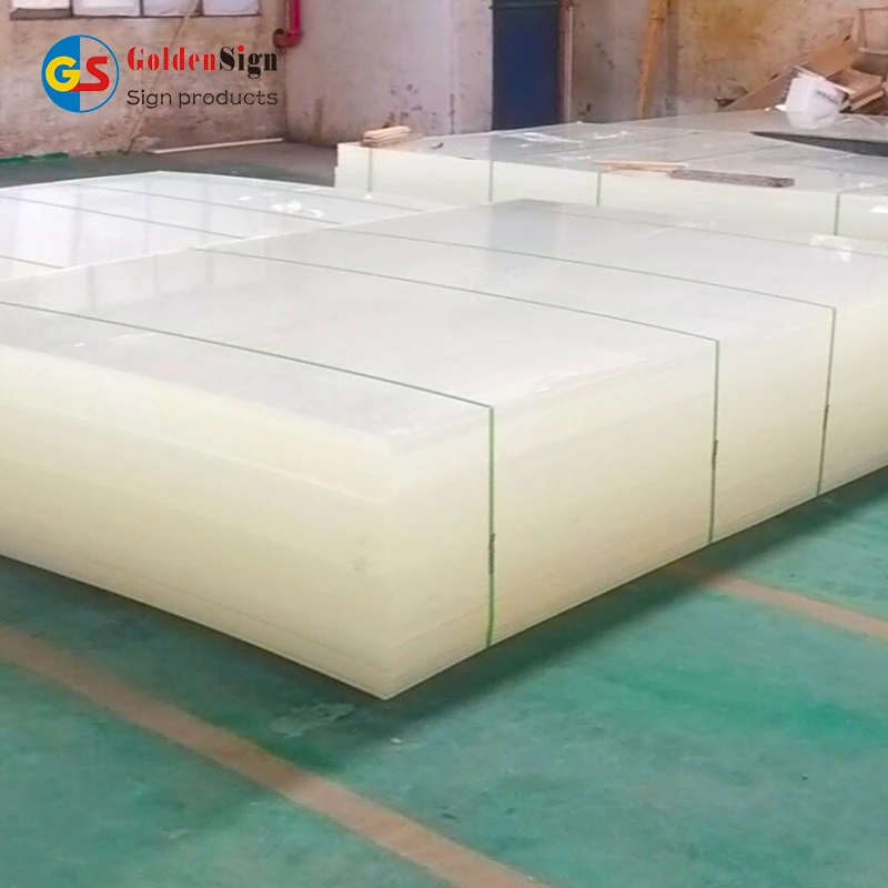 Goldensign factory hot sell Eco-Friendly 100% virgin clear 4*8ft Acrylic Plastic 3mm color acrylic sheet