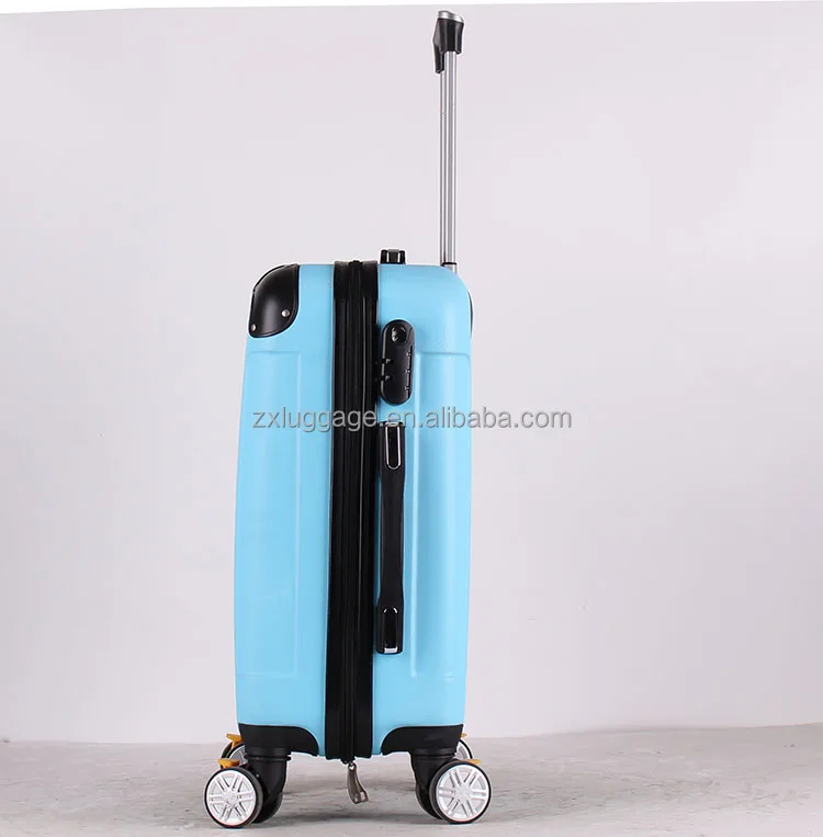 Zhuoxing abs material iron trolley 16 20 24 28 inch chinese travel suitcases for women 4 wheels