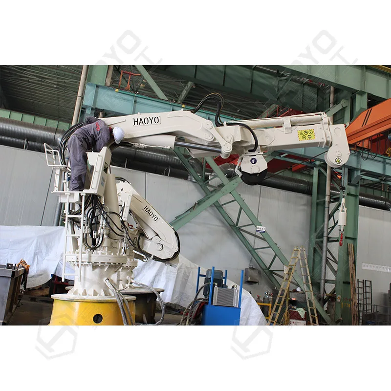 
Foldable Hydraulic Telescopic Marine Crane Offshore 