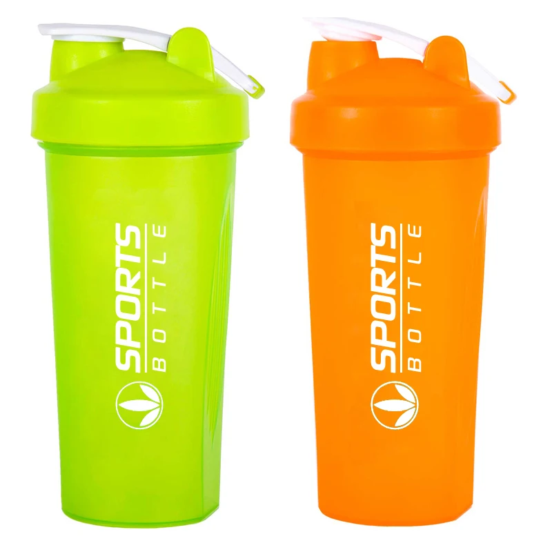 Plastic Gym Protein Shaker Bottle, Wholesale 20 Ounce Custom Logo Color BPA Free Plastic Fitness Gym Shakers Protein Shaker