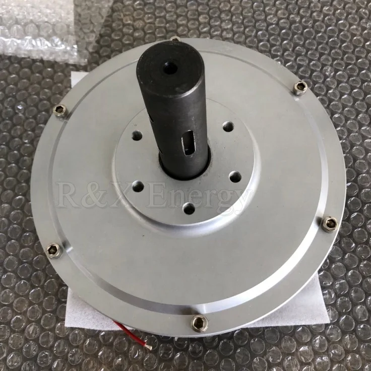 1000W Axial Flux Permanent Magnet Generator 1000RPM Coreless PMG 48V to 220V