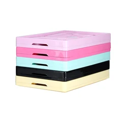 Plastic Custom Products Folding Laundry Basket Household Plastic Storage Baskets