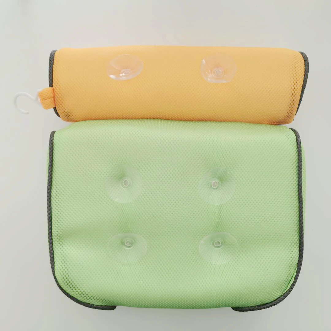 Soft and washable massage 3D bath pillows for tub