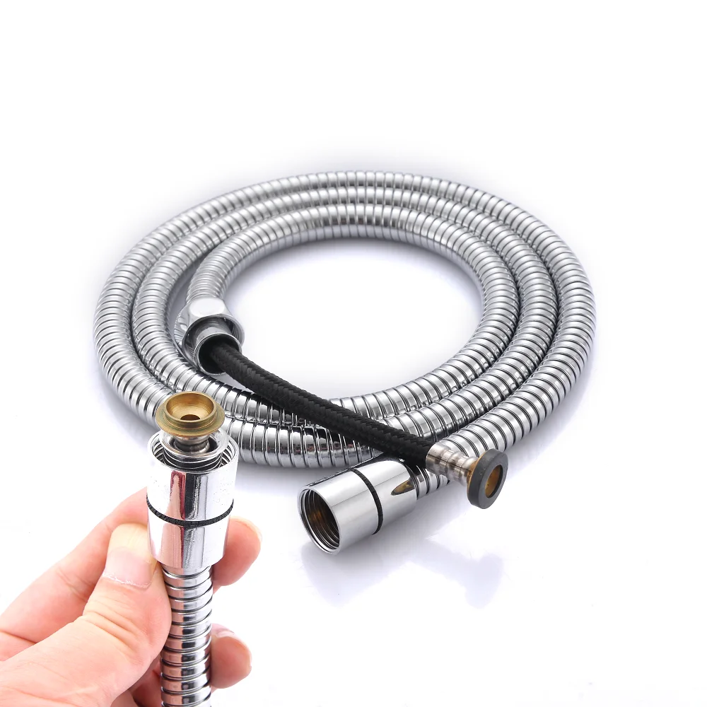 2024 NEW Style Large Bore Shower Hose Affordable Flexible Steel Hose Spiral Brass Shower Hose For Bathroom
