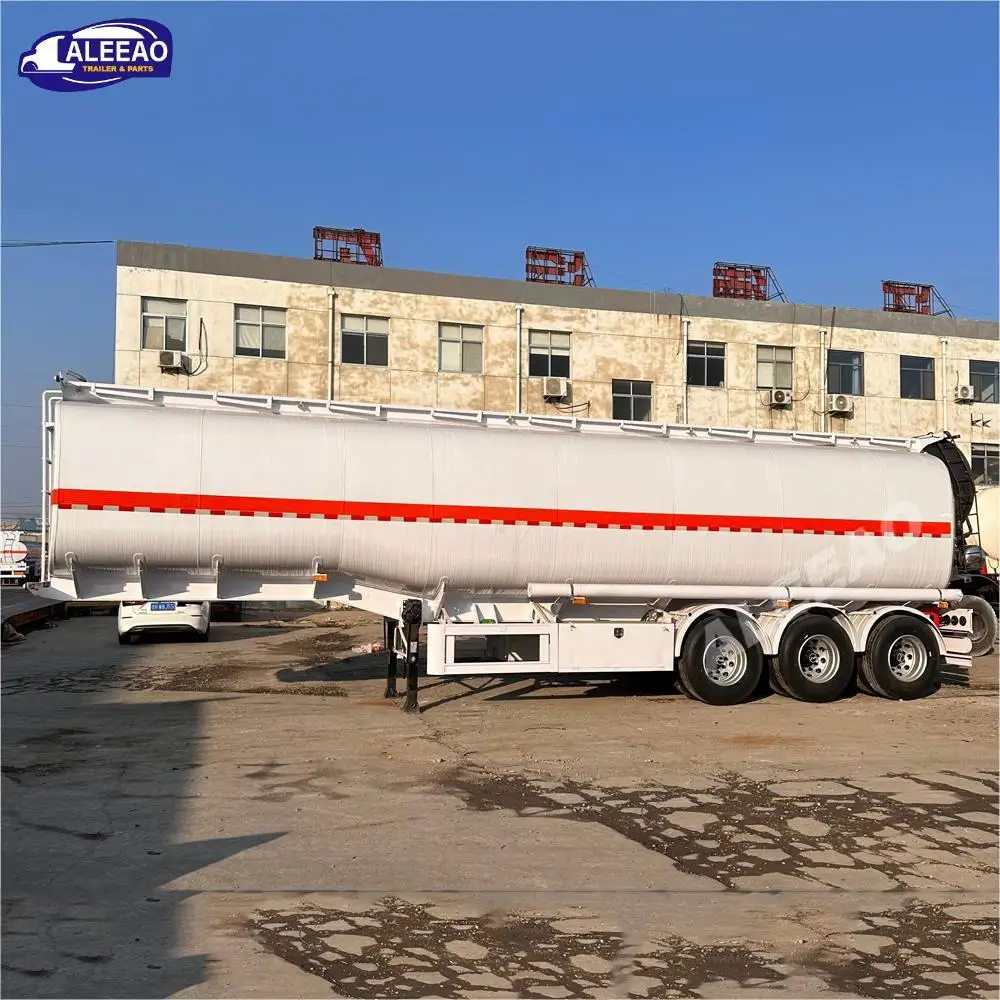 ALEEAO Brand New 3 Axle Carbon Steel Oil Fuel Tanker Tanks 60000L Semi Trailer for Sale