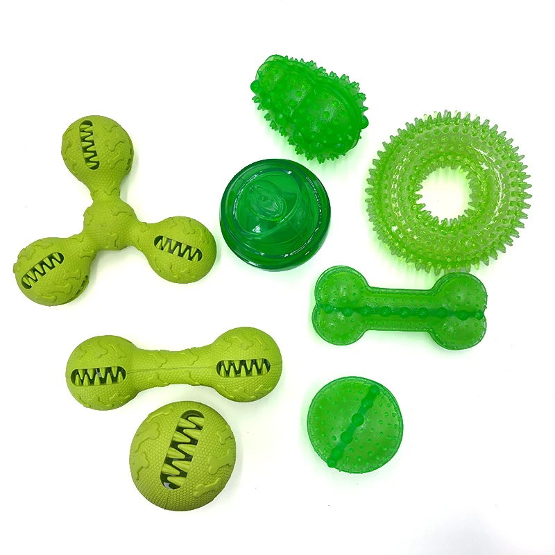 2024 Newly Designed Squeaky Dog Toy Various Shapes to Chewing Rubber Dog Toy