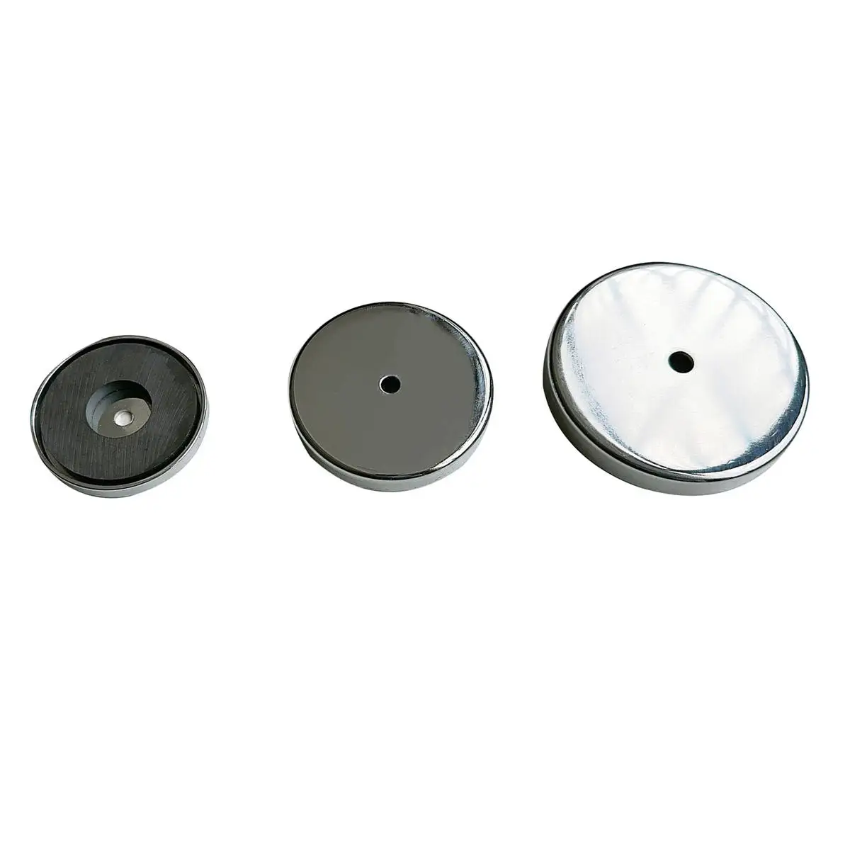 Factory Wholesale Through Hole Neodymium Magnet Flat Shallow NdFeb or Round Base Ferrite Pot Magnet with Mounting Hole