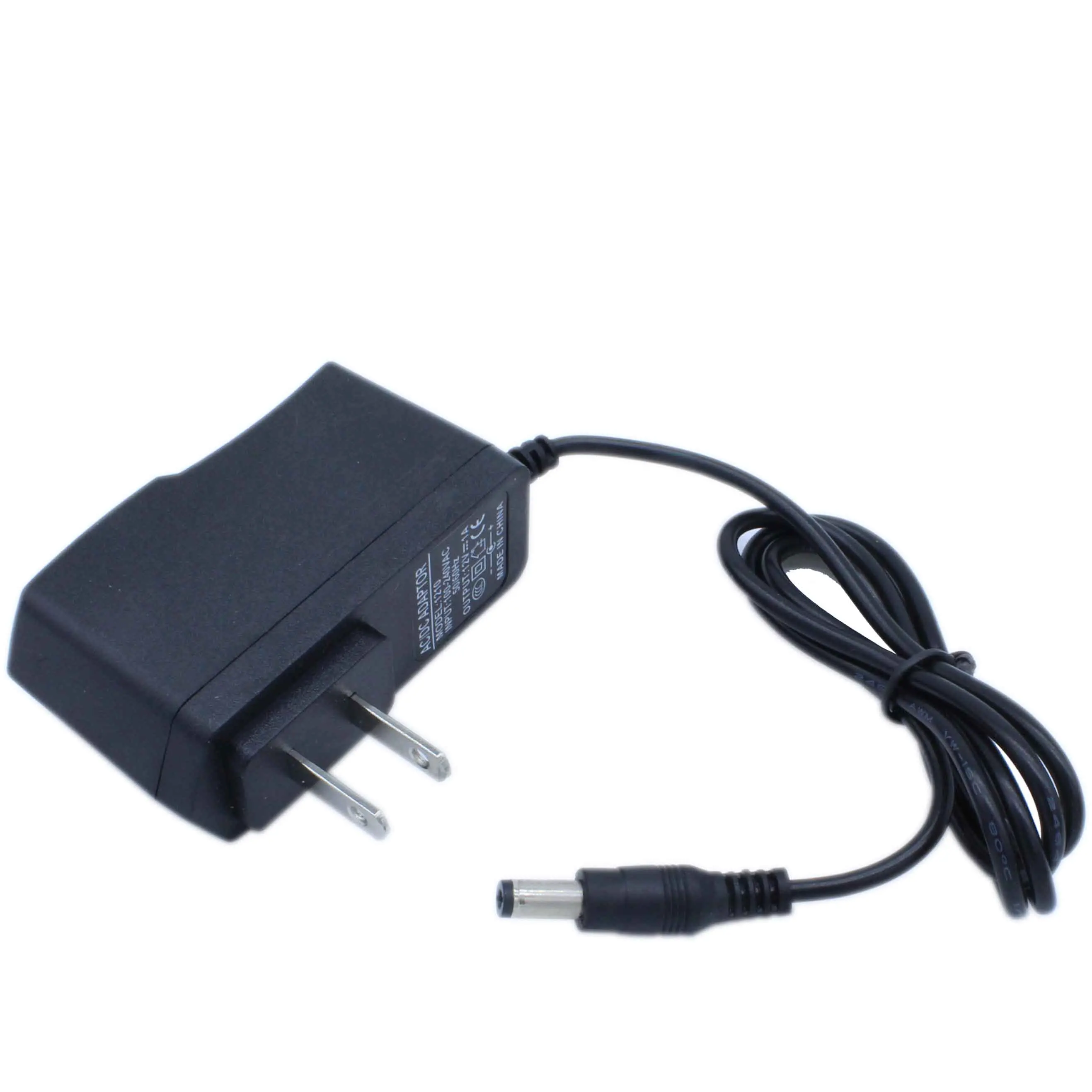 Chinese professional manufacturer EU / US AC Plug 12v 1a  power adapter for LED / routers / surveillance cameras