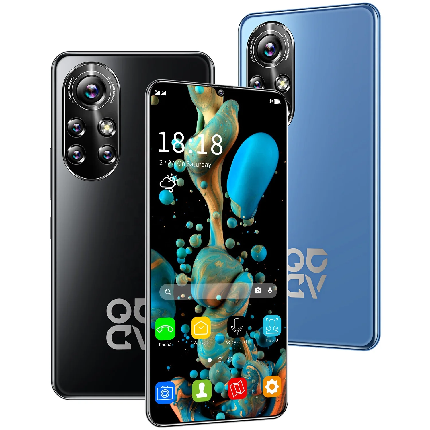 Смартфон XINZY 6 8 дюйма полный экран мобильный телефон novo Pro две карты сотовый ANDROID смартфон oem