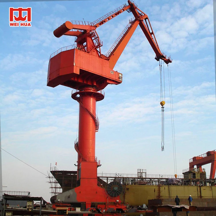 
Weihua China Four Link Harbour Portal Pedestal Jib Crane 