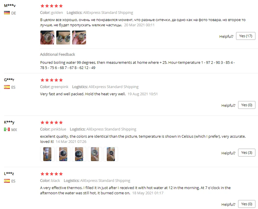 Intelligent Stainless Steel Temperature Display Smart Water Bottle Vacuum Flasks Thermoses Coffee Cup