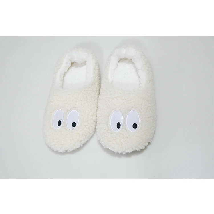 
Comfortable warm indoor cartoon shoes with big eyes 