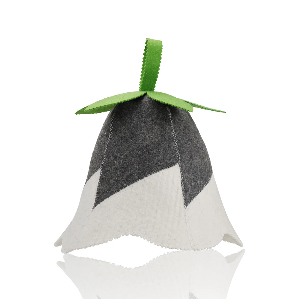 orange felt sauna hat cartoon flower sauna hat sauna hat captian