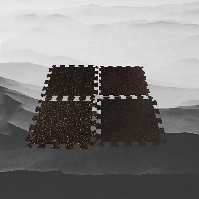 Sports Indoor recycled  Tiles Roll Protective Gym Floor Mats Rubber Flooring Mat