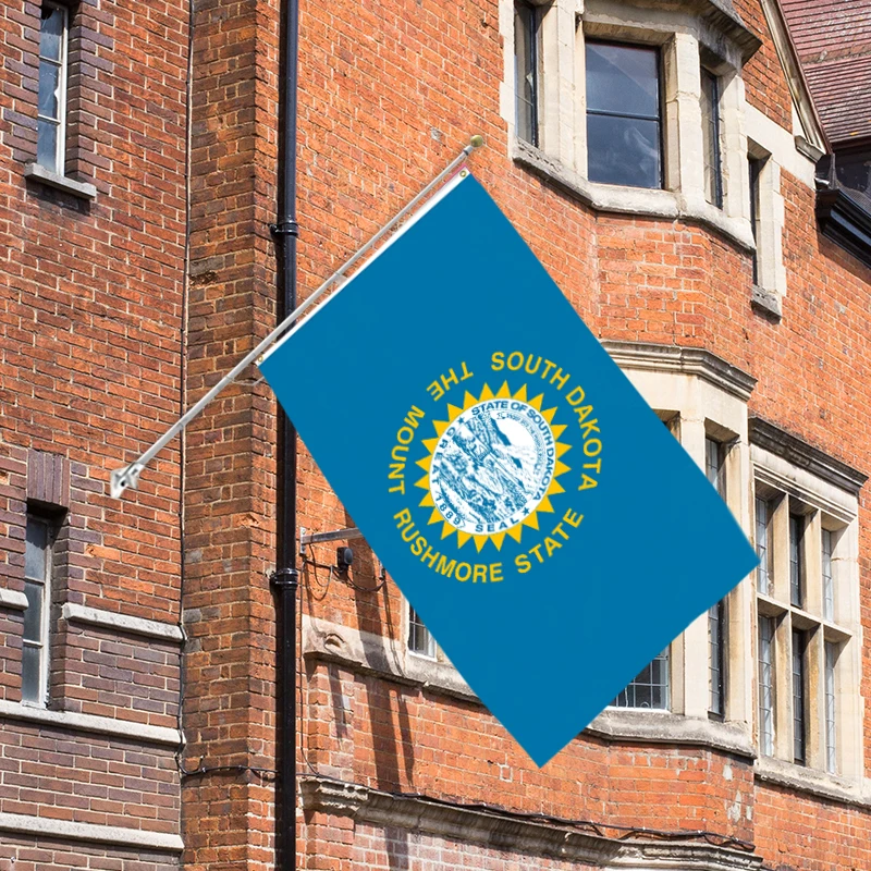 New Design Fade Resistant State Banner Polyester 90X150cm Fade Resistant State Flag Of South Dakota