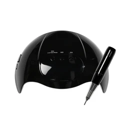 2 in 1 Manicure Salon Tools 48W UV LED Light Nail Dryer Smart Gel Nail Lamp with 18000 RPM Polish Nail Drill