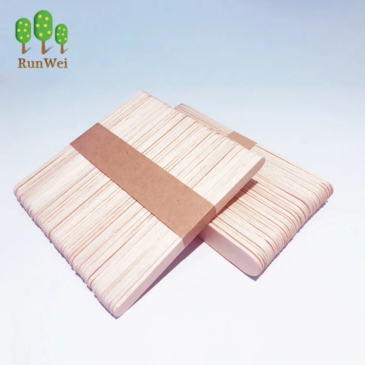 Wholesale wooden popsicle stick/ wooden icecream stick