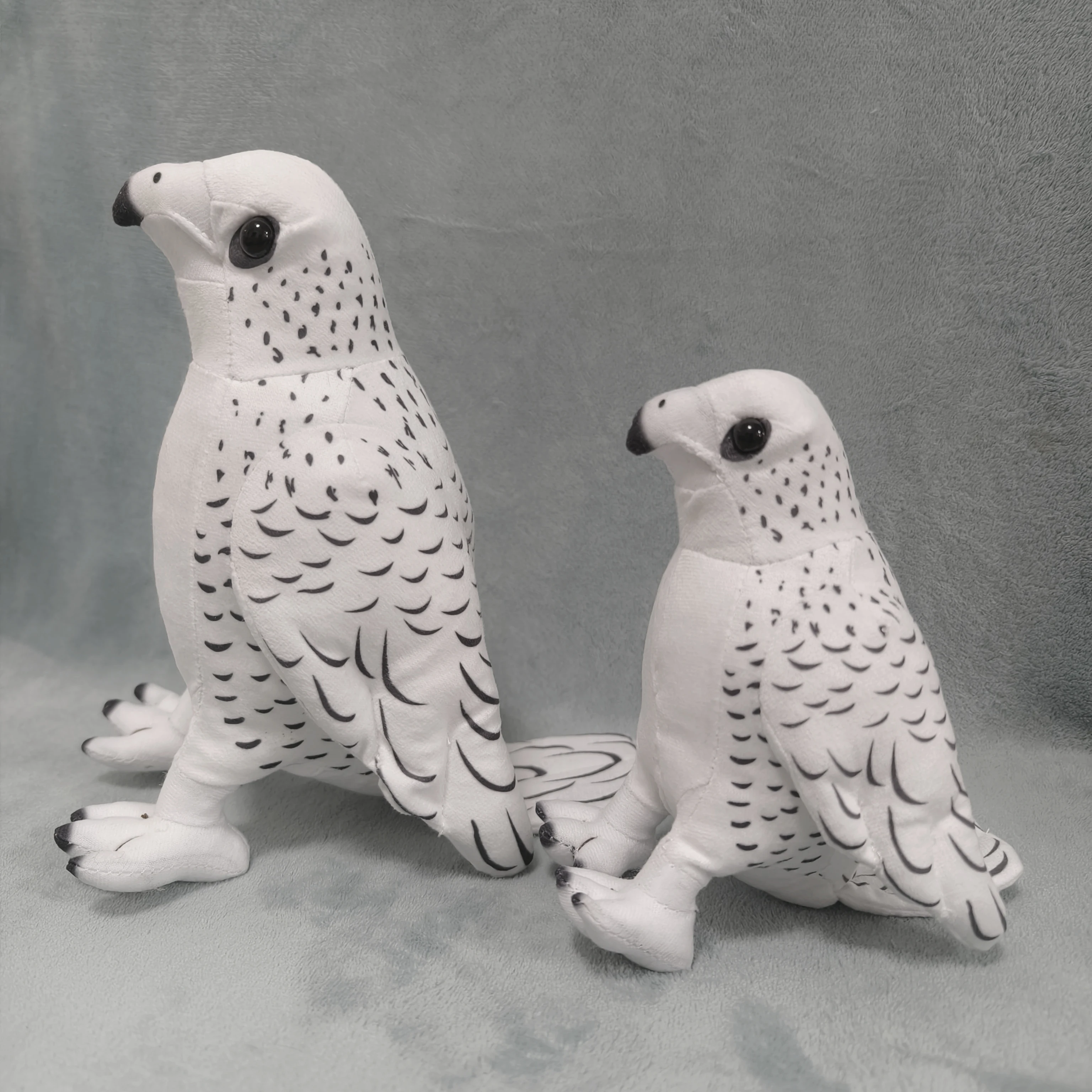 Customized flying eagle toy white falcon plush bald eagle toy stuffed animal wholesale falco hawk figurine white bird toy