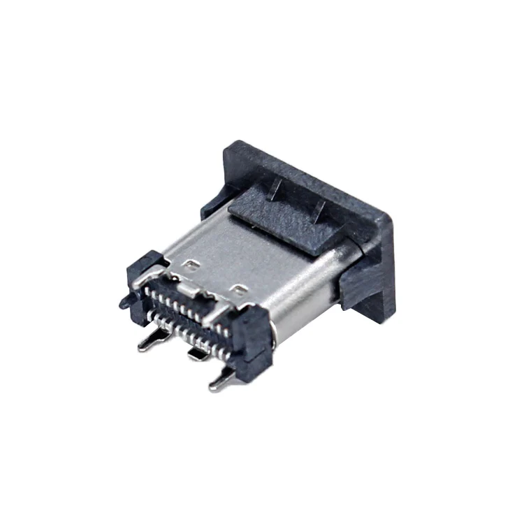Usb 3,1 C 24Pin Type-C разъем 24 Pin L = 9,3 мм 7,8 мм 180 градусов Typec Smd Ab сторона Pcb крепление Женский Usb Тип C вертикальный разъем