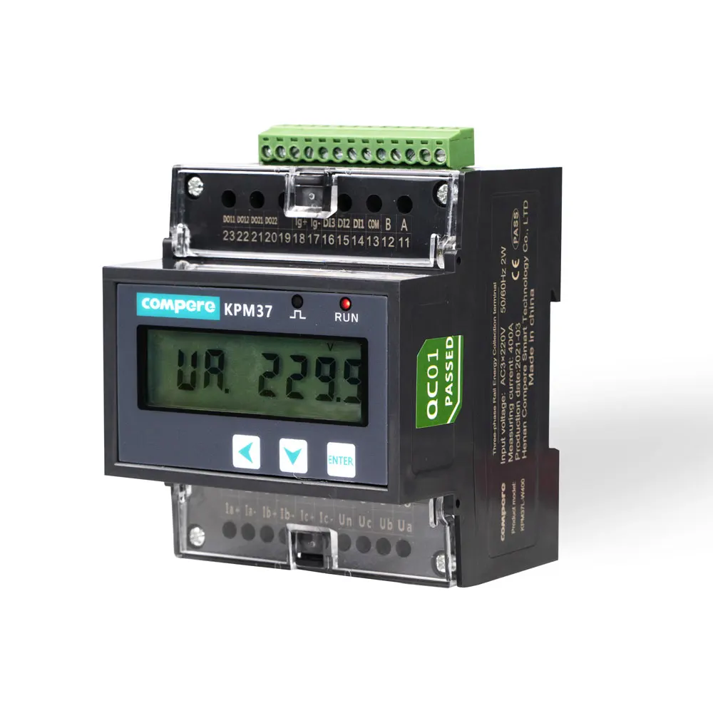 Compere KPM37 WIFI измеритель энергии с 100A CTs 3-фазный ваттметр для системы мониторинга