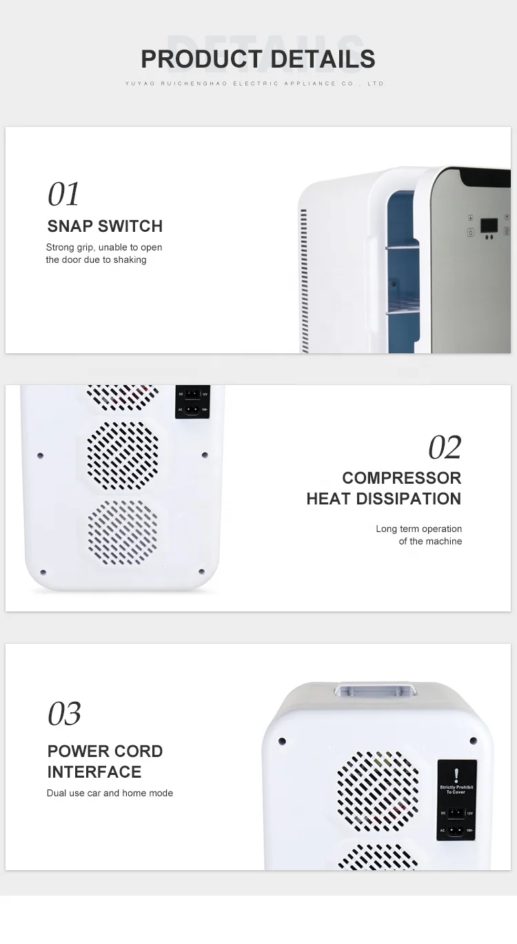 Compact Refrigerator Energy Star Single Door Mini Fridge with Freezer, 18L, silver