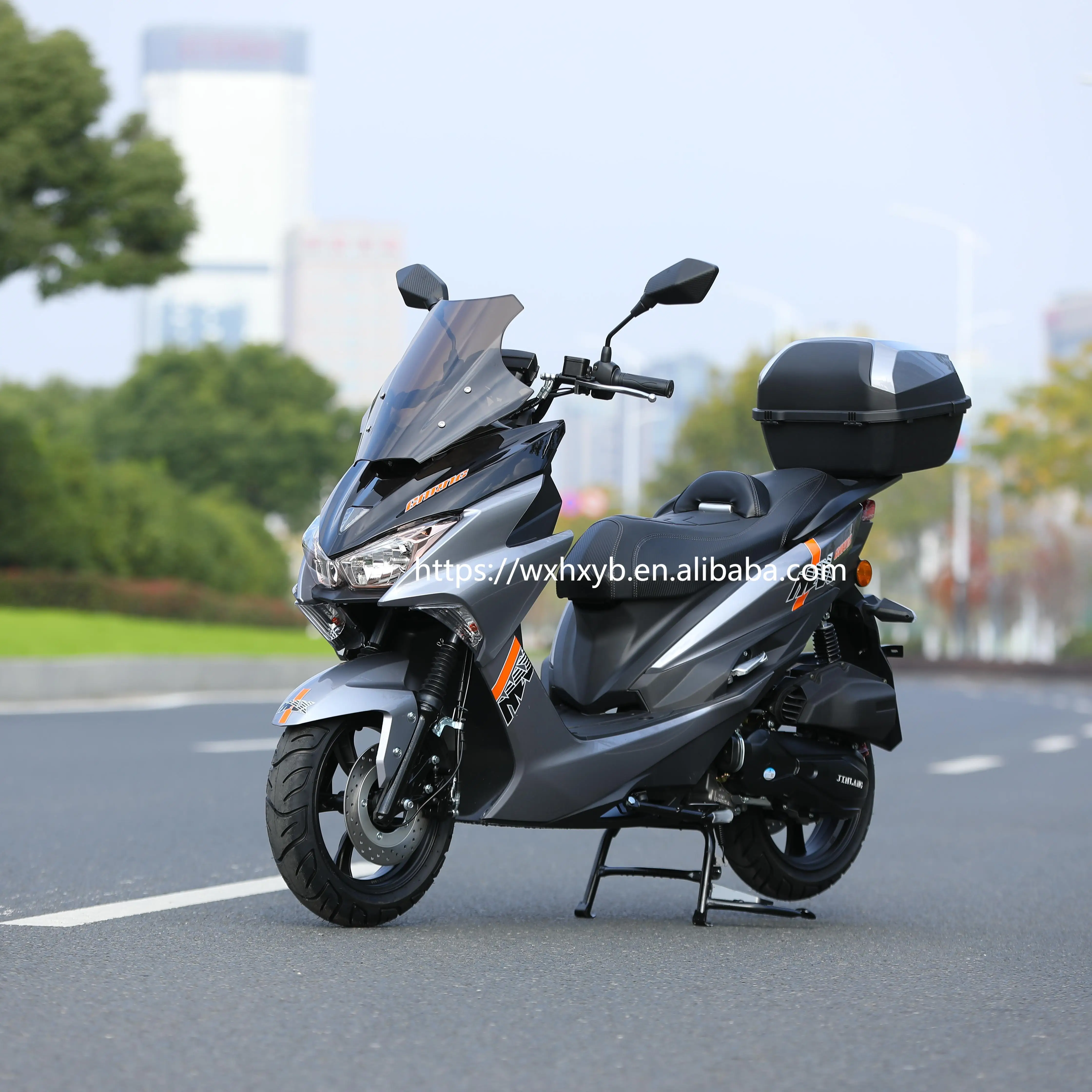 Manufactory Direct Powerful 90# Petrol Gasoline Scooter 150cc 4 Stroke Single Cylinder Disc Drum Brake Daily Travel Adults