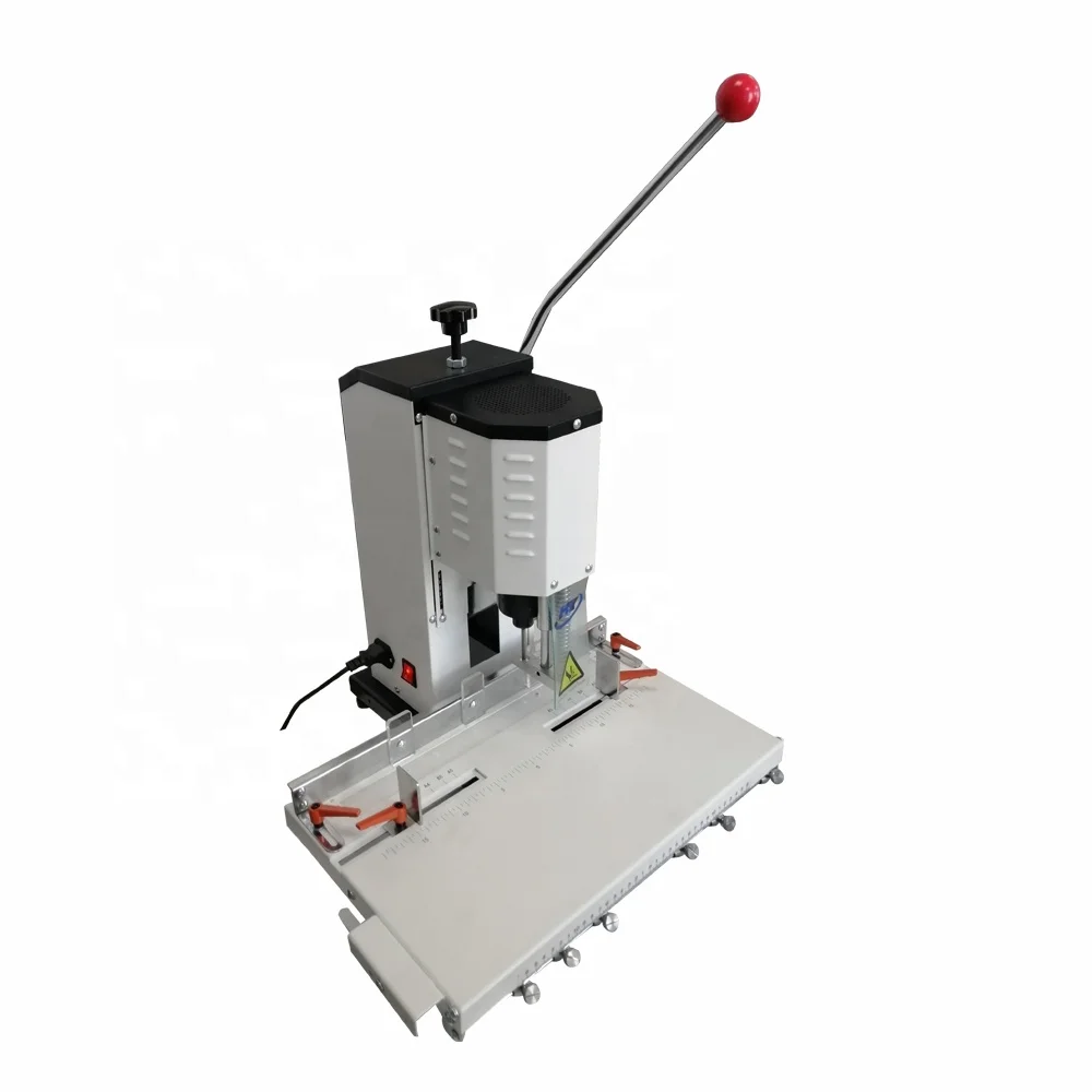 HY-50A Desktop 3-9mm Diameter Round Hole Paper Book Manual Electric Punch Machine