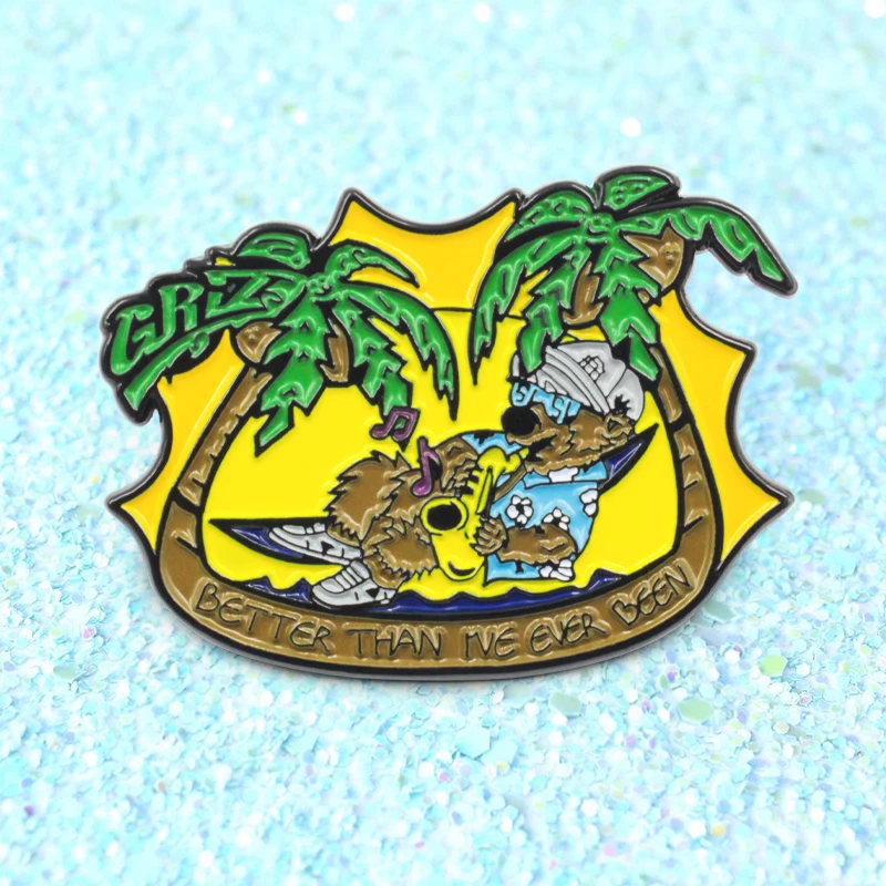 Promotion Blank Custom Soft Enamel Logo Metal Crafts Gravure Printing Spinning Lapel Pin Brooch For Promotional Gifts