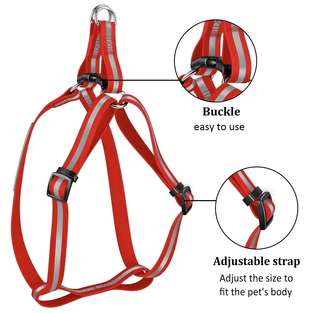 Adjustable Puppy Harness for Pet Dog Walking Hand Strap Training Dog Harness With Leash