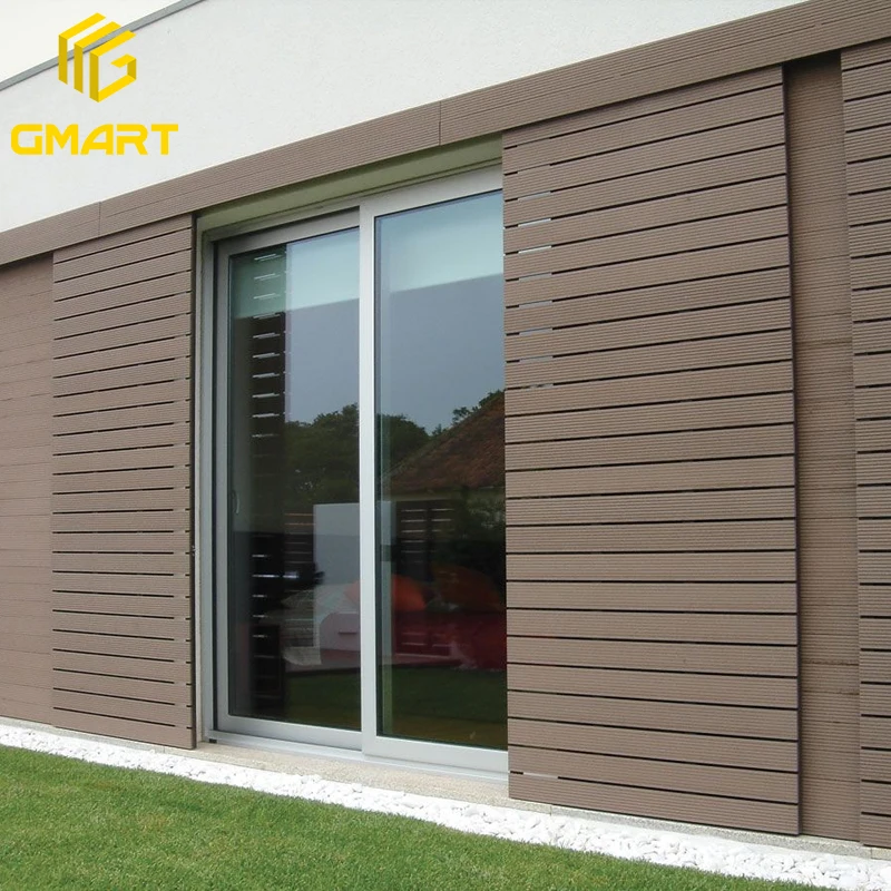 Instation Farm профиль быстро УФ-стойкий бетон хром Настенные покрытия внешние Wpc панели облицовка для украшения